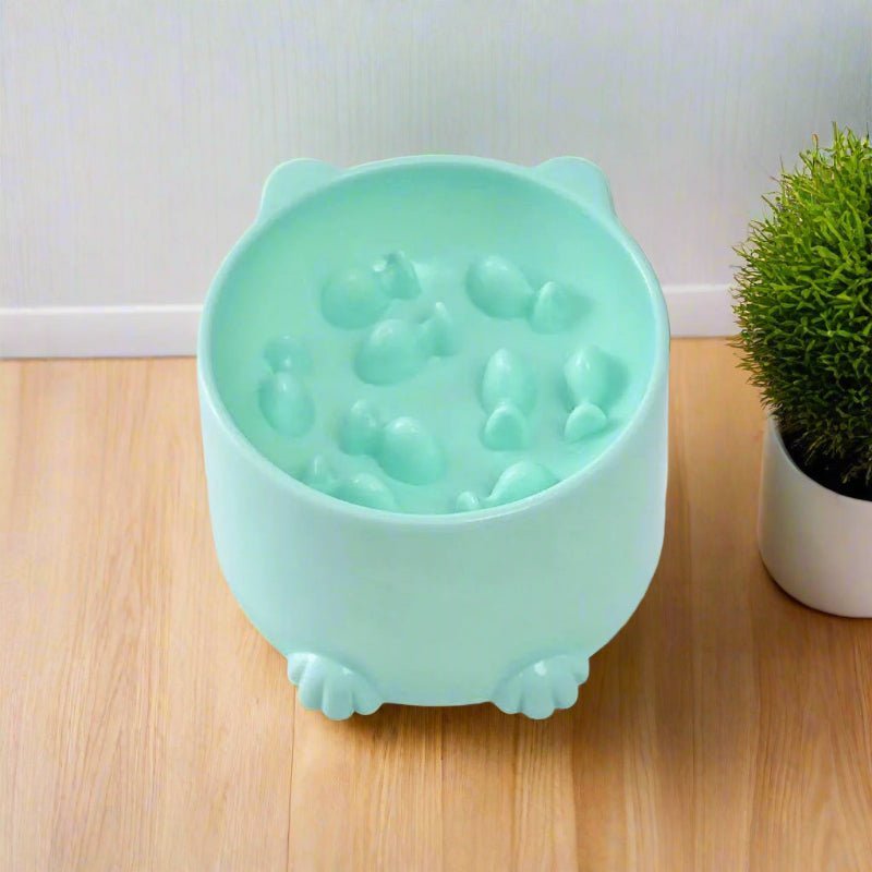 gamelle anti glouton vert