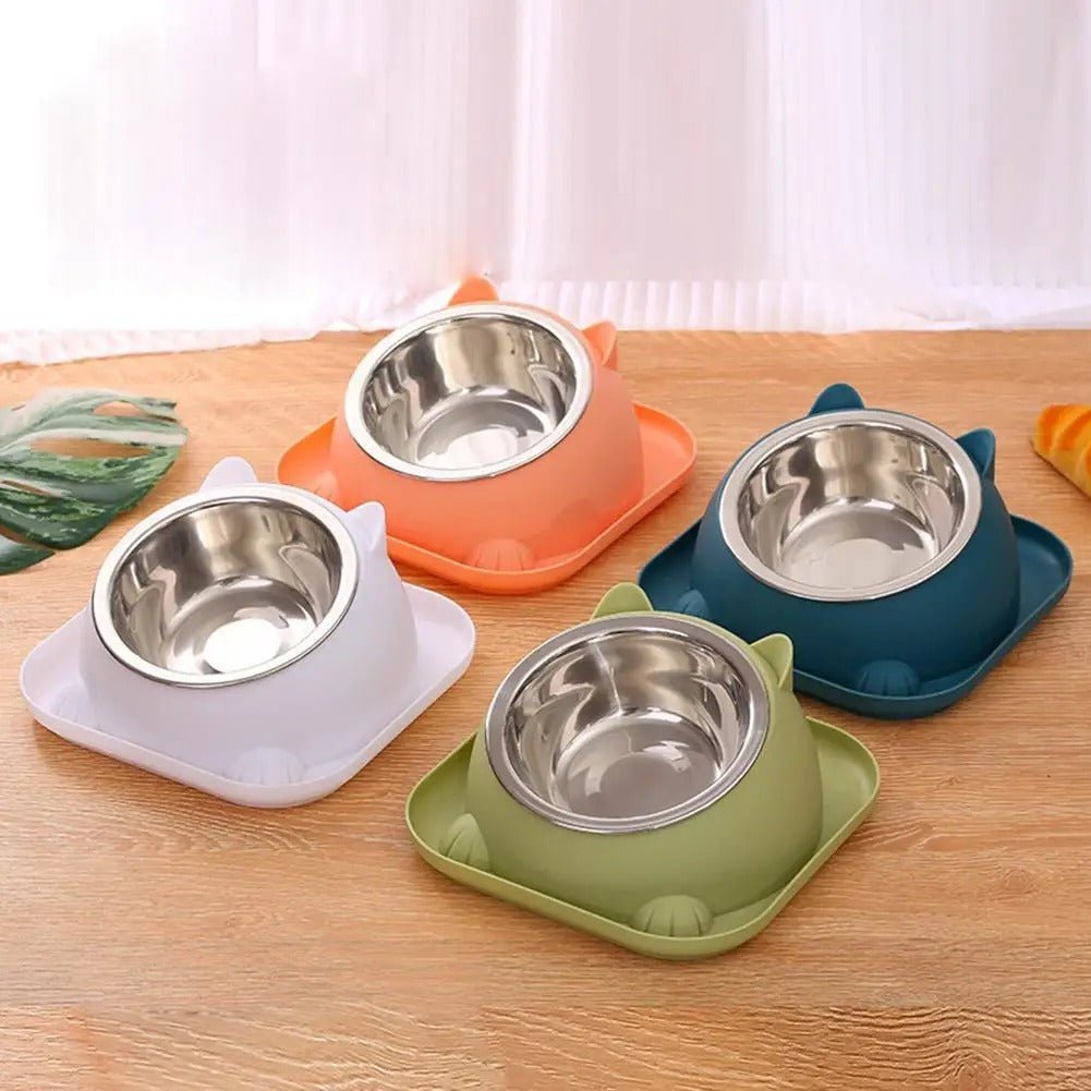 Gamelle chat ensemble 4 couleurs