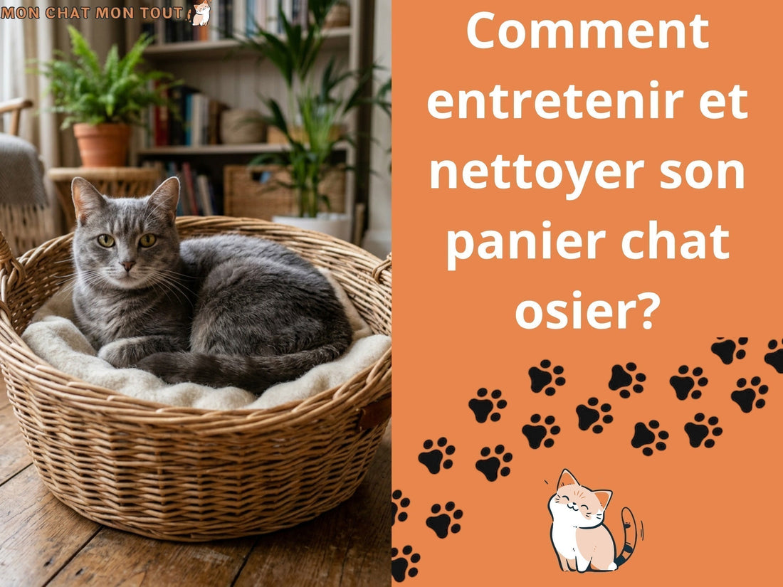 Comment entretenir et nettoyer son panier chat osier