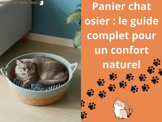 panier chat osier article général
