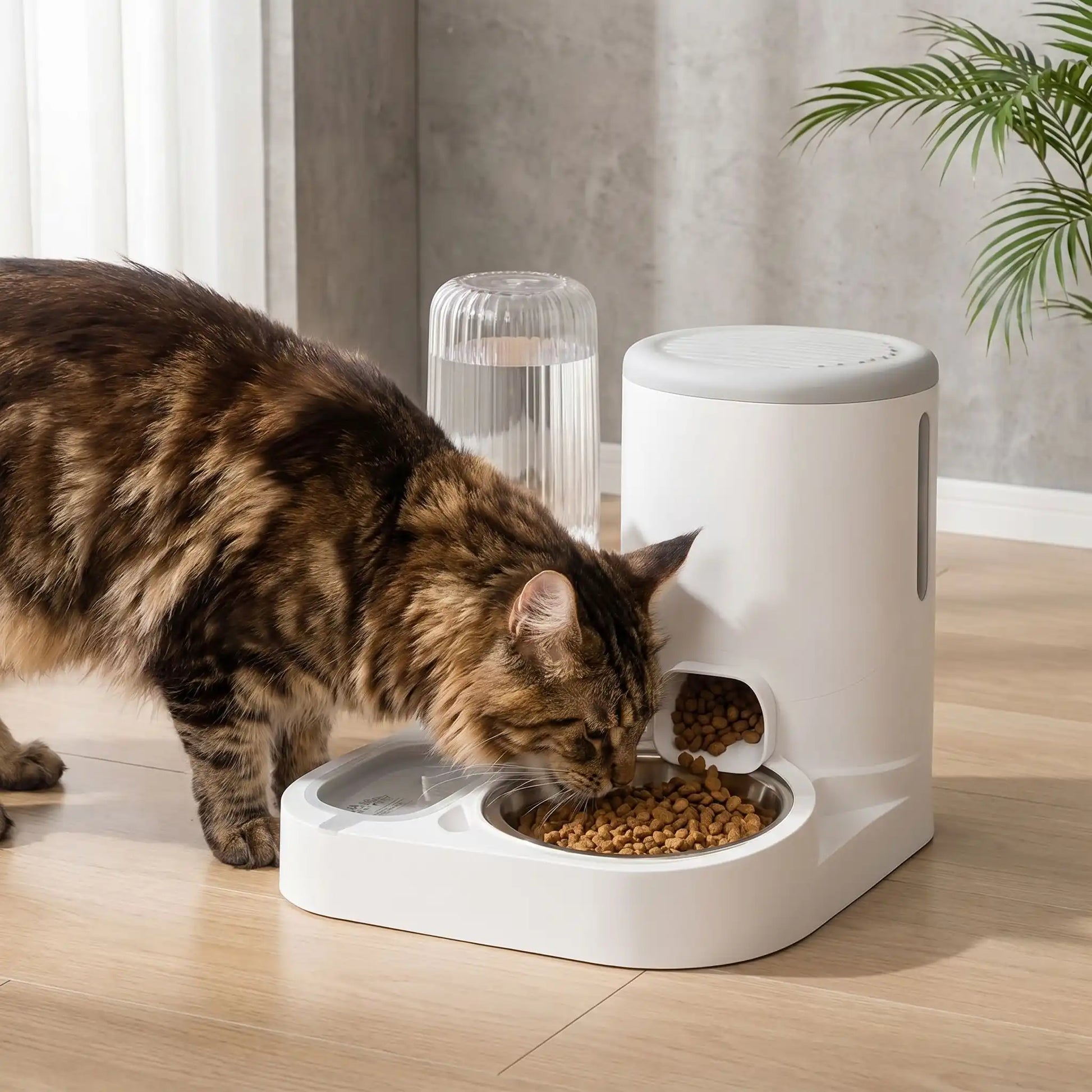 Distributeur automatique croquettes chat MonChatDiZen mange