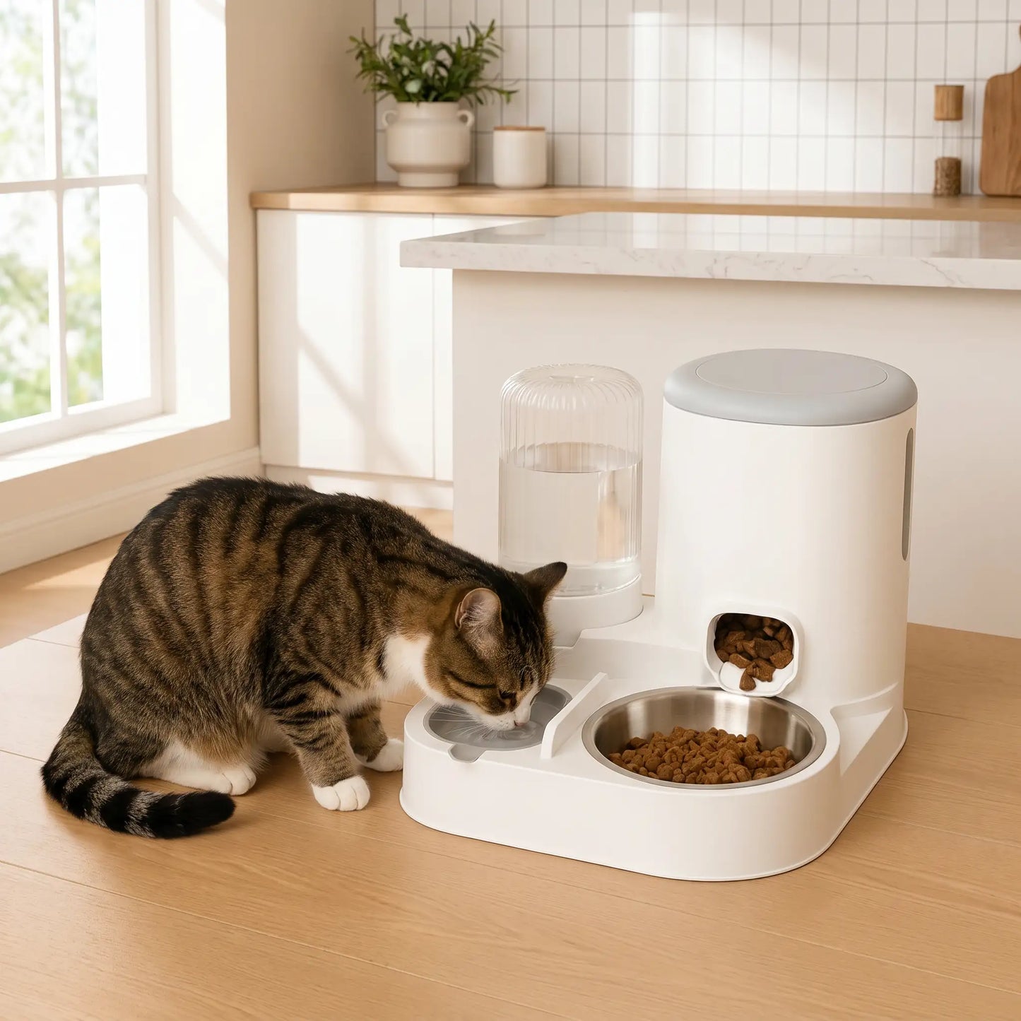Distributeur automatique croquettes chat MonChatDiZen repas