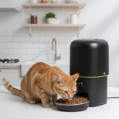 Distributeur automatique croquettes chat MonchatPlaniDis avec appétit