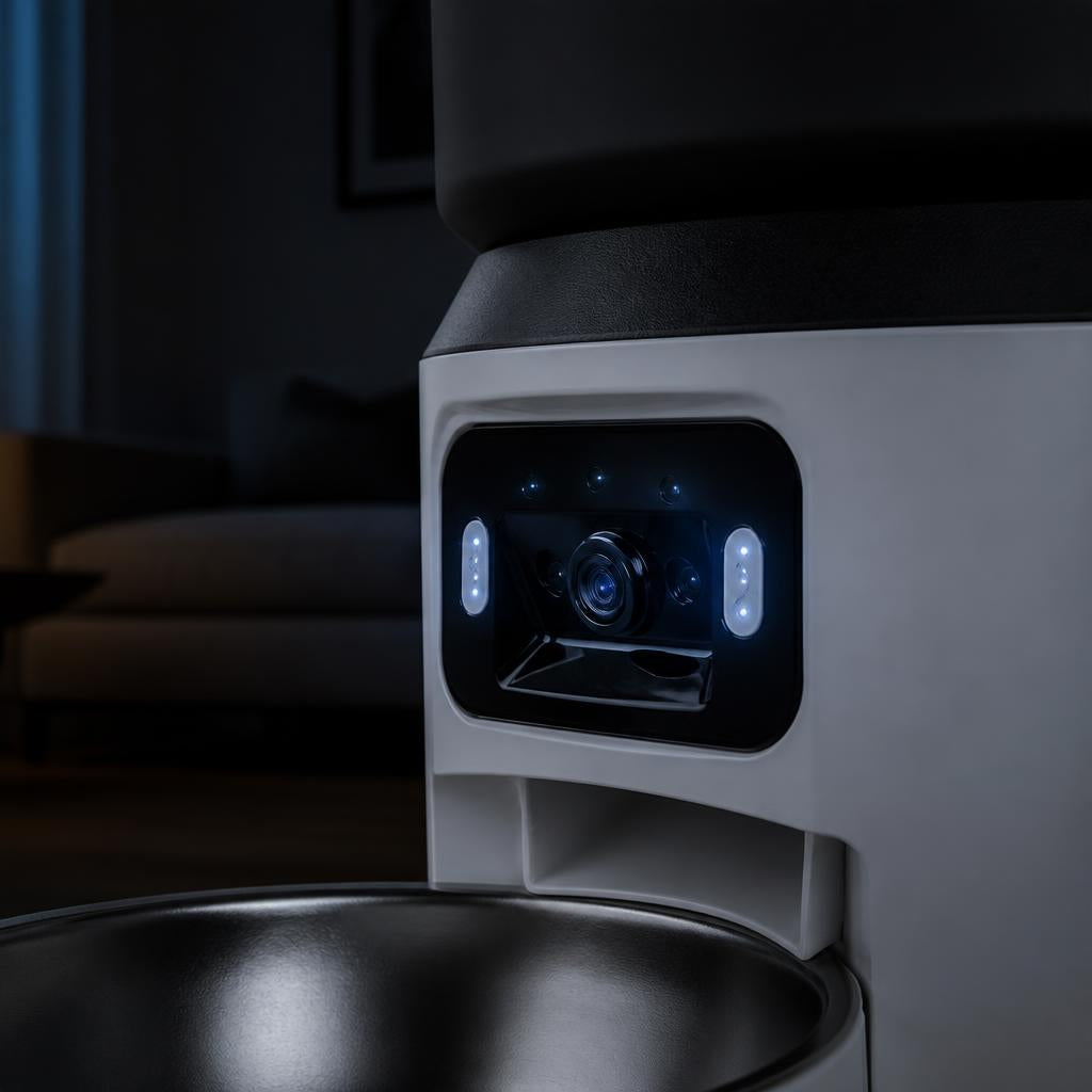 Distributeur automatique de croquettes pour chat Caméra et Appli connectée vision nocturne