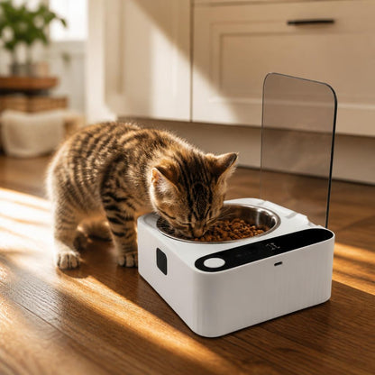 Distributeur automatique de croquettes pour chat Fermeture Intelligente chat mange