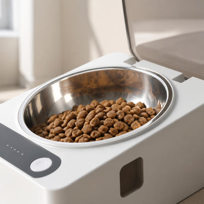 Distributeur automatique de croquettes pour chat Fermeture Intelligente détail gamelle