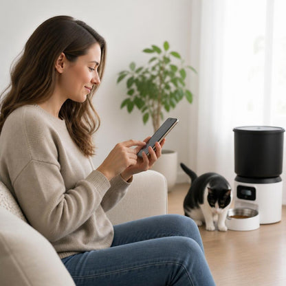 Distributeur automatique de croquettes pour chat connecté wifi sans caméra satisfaction