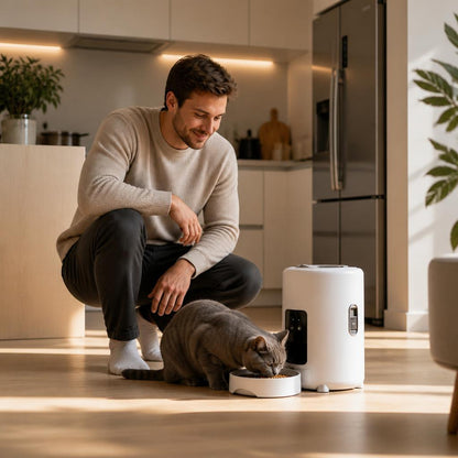 Distributeur croquette chat automatique 2L WiFi Caméra HD satisfaction