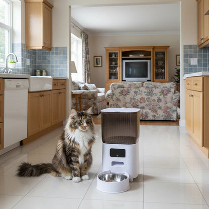 Distributeur croquettes chat contrôle wifi