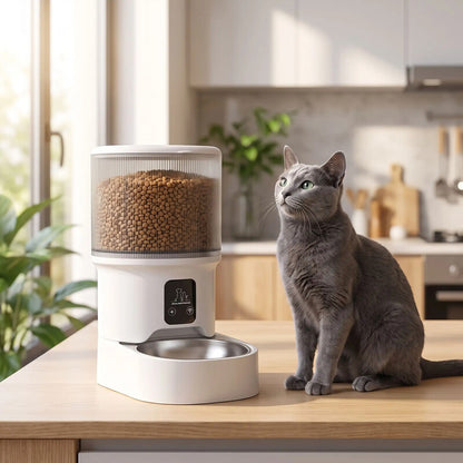 Distributeur croquettes chat automatique WiFi connecté intro