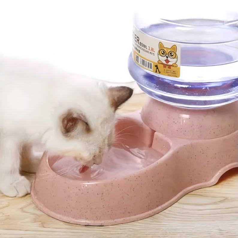 Distributeur-croquettes-et-eau-pour-chat-rose_eau