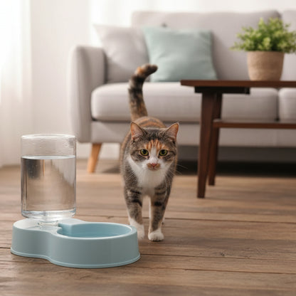 Distributeur d'eau pour chat-800mL bleu clair