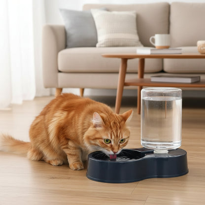 Distributeur d'eau pour chat-800mL bleu foncé