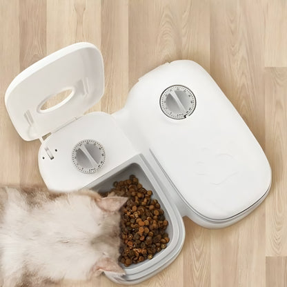Distributeur de croquettes automatique pour chat MonChatAutoFeed mange selon programmation