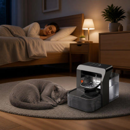 Distributeur eau chat MonChAquaSmart Autonome Silencieux nuit tranquille