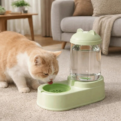 Distributeur eau chat MonChatEauFacile modèle vert