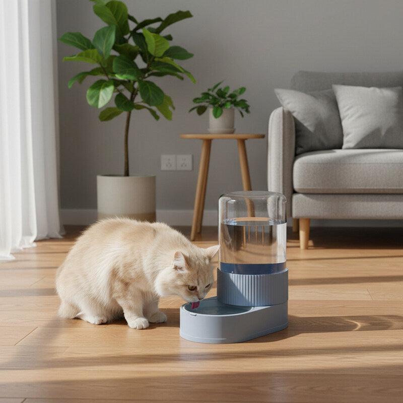 Distributeur eau pour chat MonChatHydraPure bleu