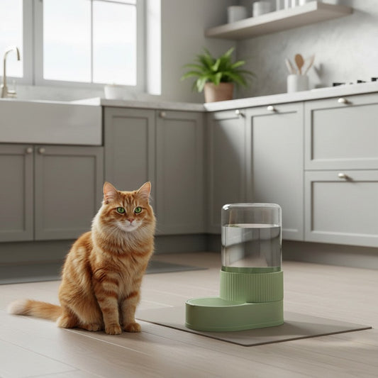 Distributeur eau pour chat MonChatHydraPure vert