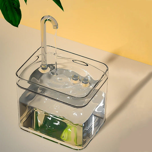 Fontaine a eau chat transparent total