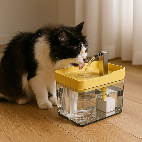 Fontaine pour chat MonChatAquaFresh hydratation chat
