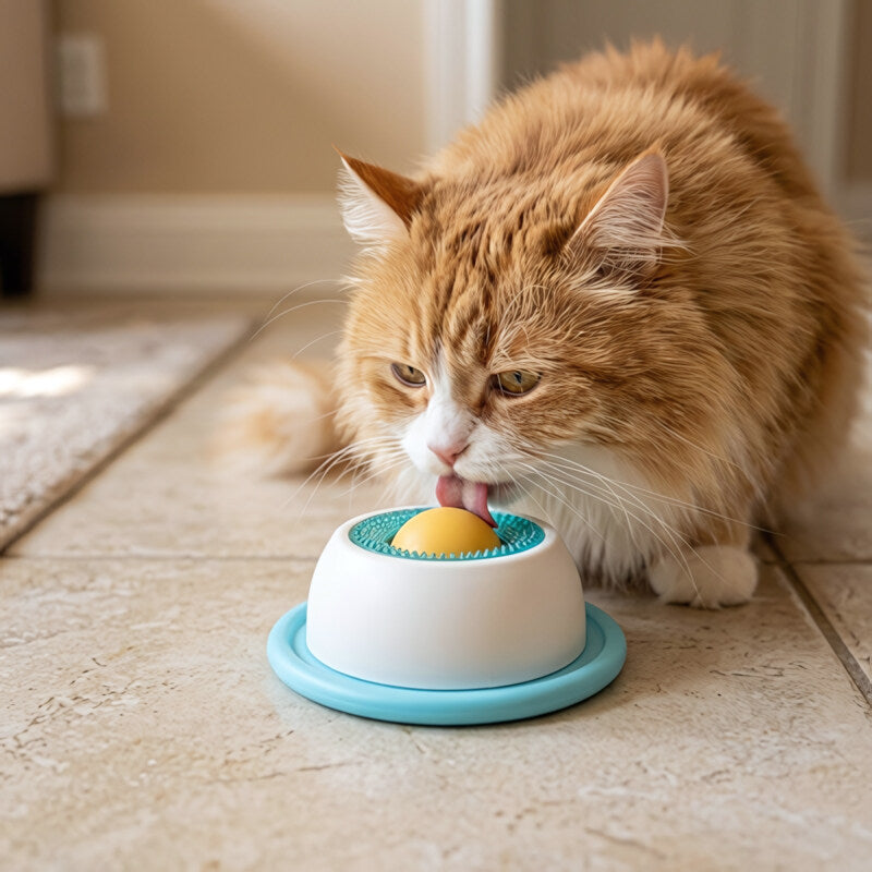 Gamelle anti glouton pour chat MonChatBalish design élégant