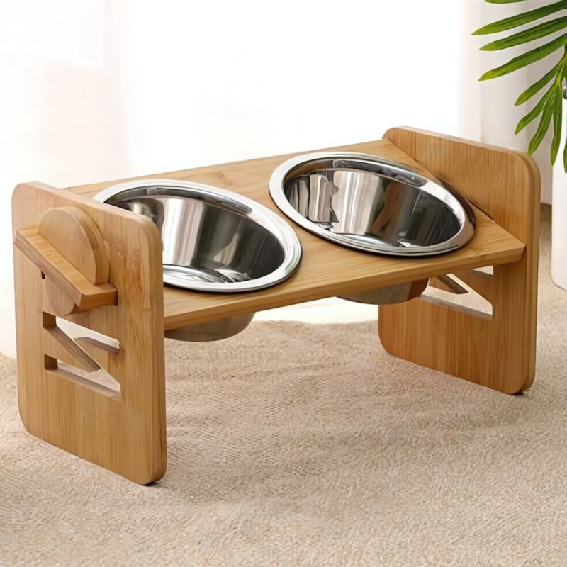 Gamelle pour chat surélevée monchatgalevepro double