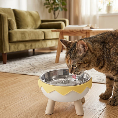 Gamelle surélevée chat MonChatGamox boit