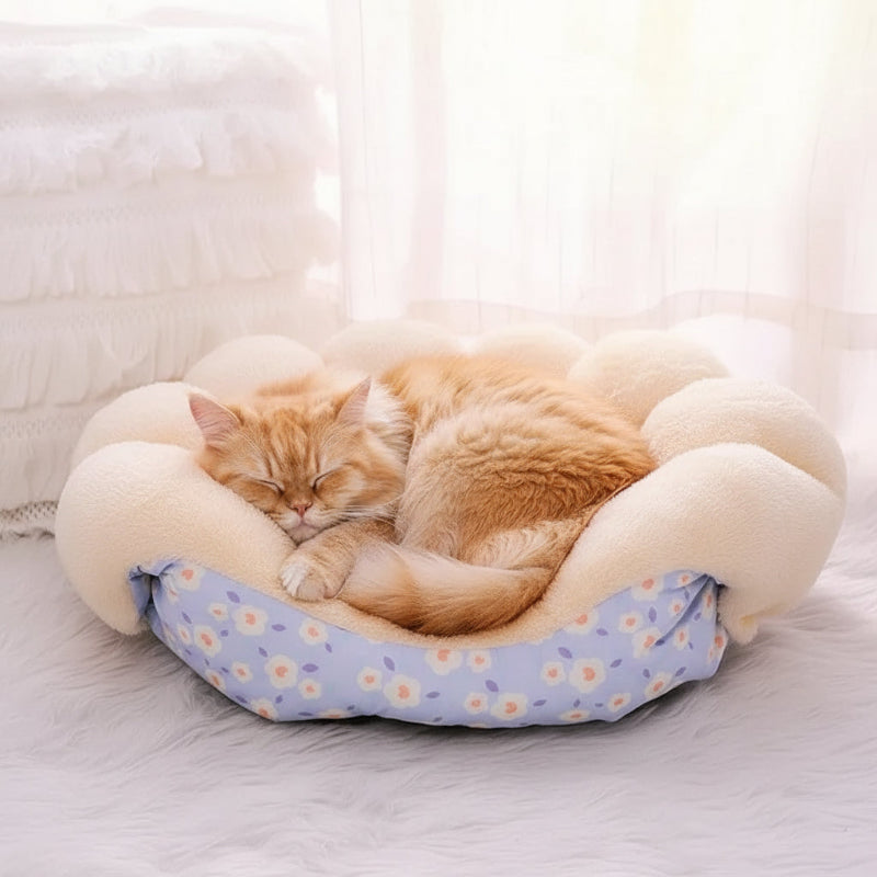 Lit pour chat Modulable 3-en-1 lit bleu M