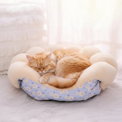 Lit pour chat Modulable 3-en-1 lit bleu M