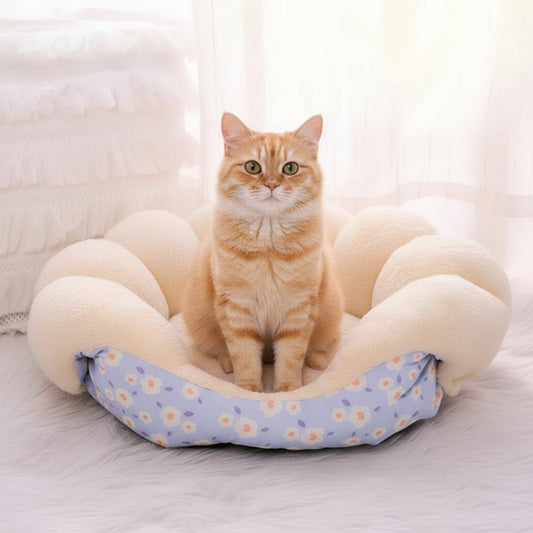 Lit pour chat Modulable 3-en-1 bleu S