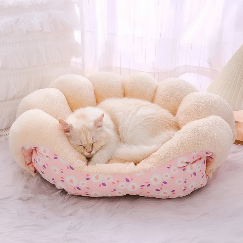 Lit pour chat Modulable 3-en-1 lit rose M