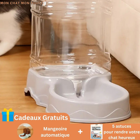 fontaine-a-eau-chat-gris-cadeau