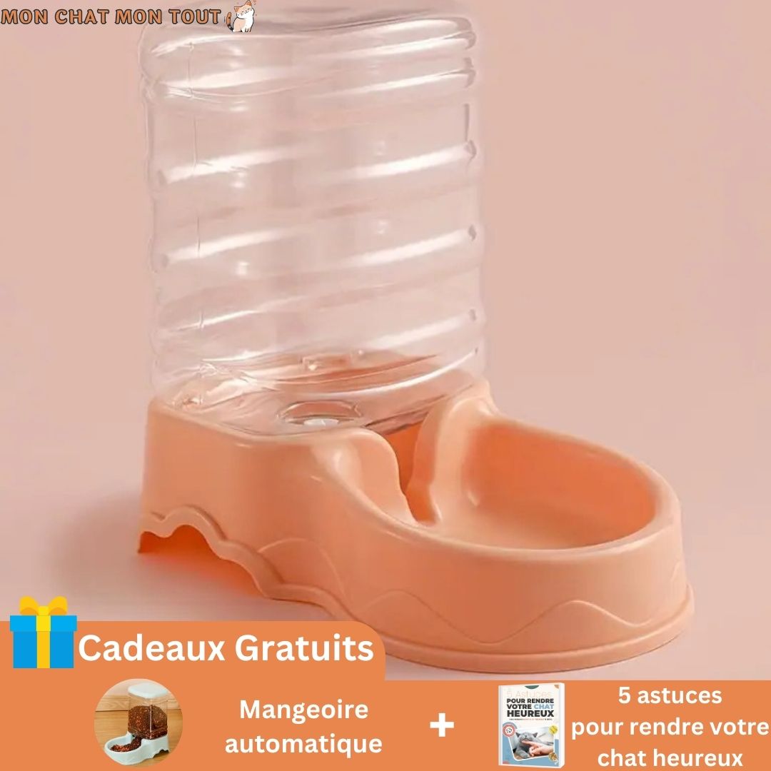 fontaine-a-eau-chat-rose-cadeau