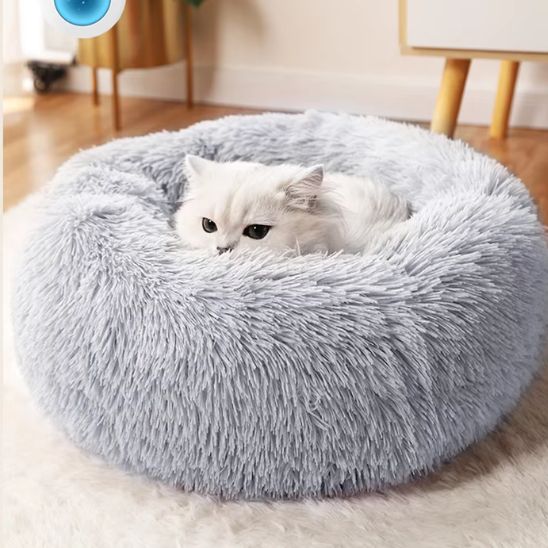 Panier chat mozycat gris chat cache