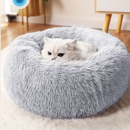 Panier chat mozycat gris chat cache