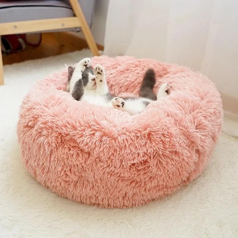 Panier chat rose