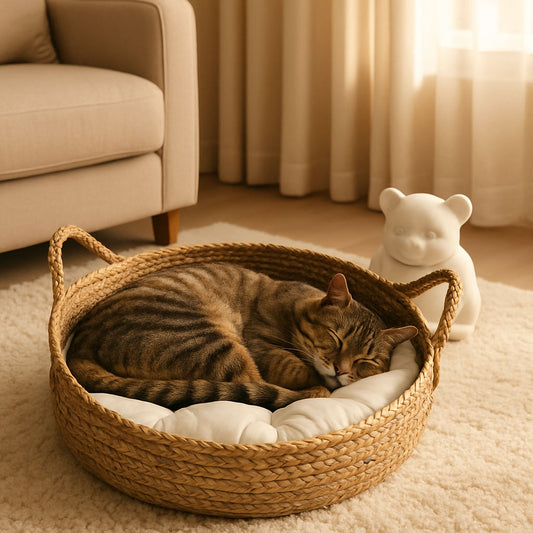 panier chat osier monchatlosier dort