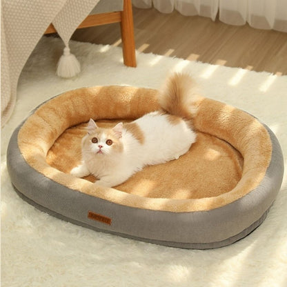 Panier chat pachat moelleux gris