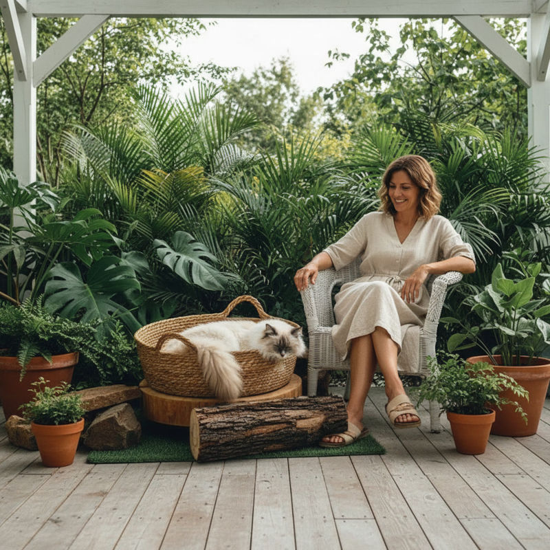 Panier en osier chat MonChatSimpleRotin galerie ext