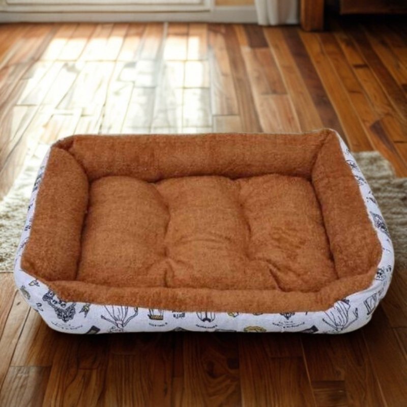 coussin chat café avec motifs
