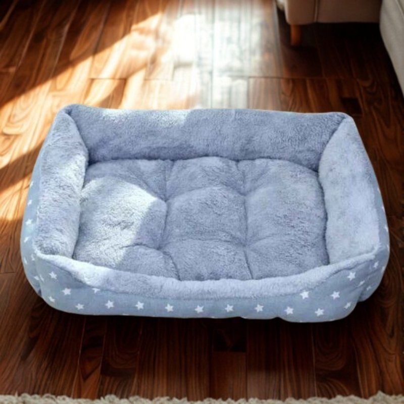 coussin chat motifs étoiles