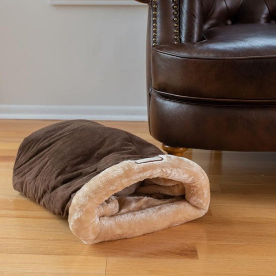 coussin pour chat couleur café