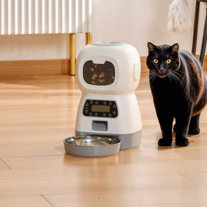 distributeur automatique croquettes chat LCD sans wifi