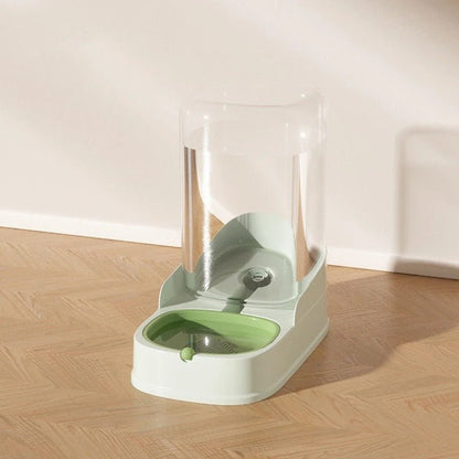 Distributeur croquettes chat eau vert