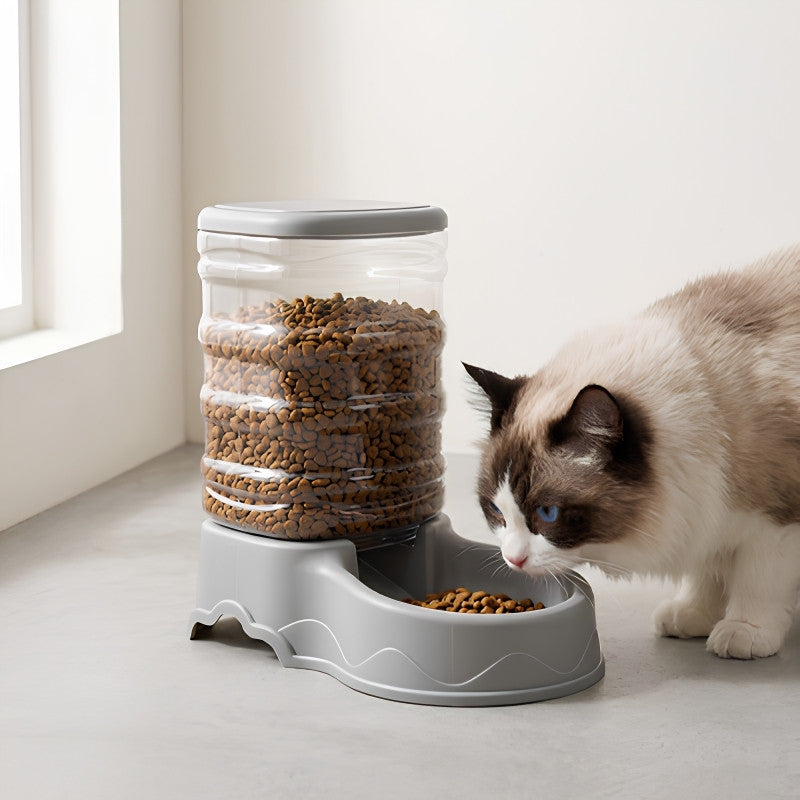 Distributeur de croquettes pour chat-grande capacité tout chat