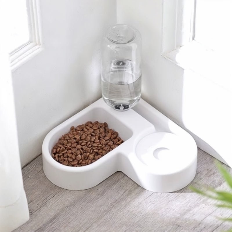 Distributeur eau chat angle mur