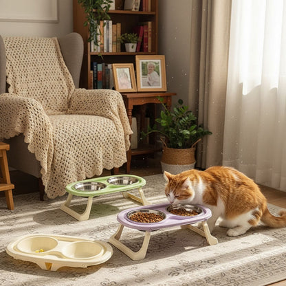 ensemble gamelle surélevée chat