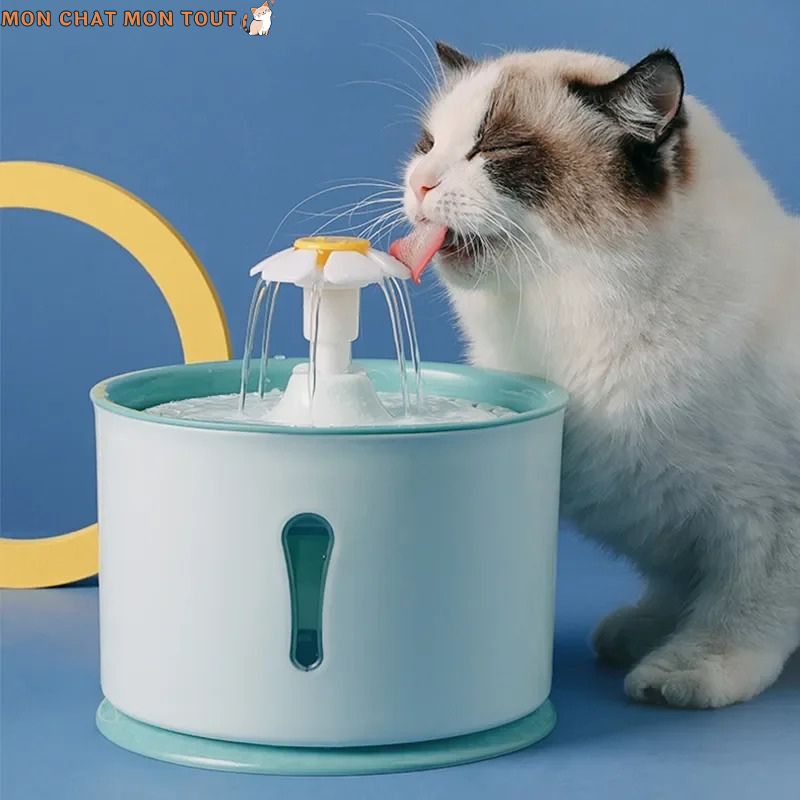 fontaine-a-eau-pour-chat-vert-boit