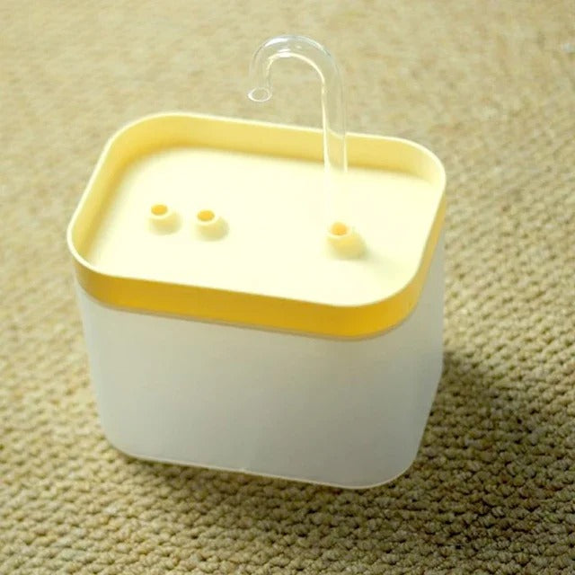 fontaine chat monchatboitclair jaune