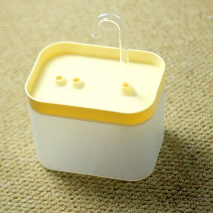 fontaine chat monchatboitclair jaune